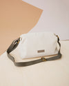 Washed Nylon Tuck Shoulder Bag 51109