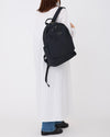 Washed Nylon Front Pocket Backpack 51111